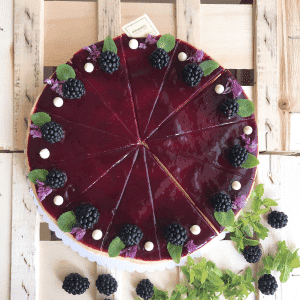 Ostružinový cheesecake