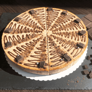 Stracciatella cheesecake