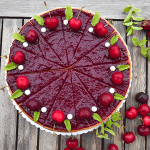Višňový cheesecake