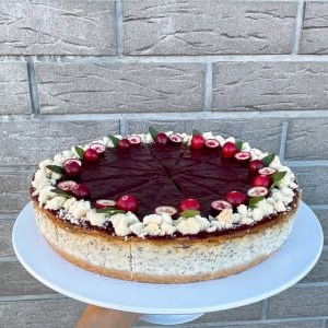 Makový cheesecake